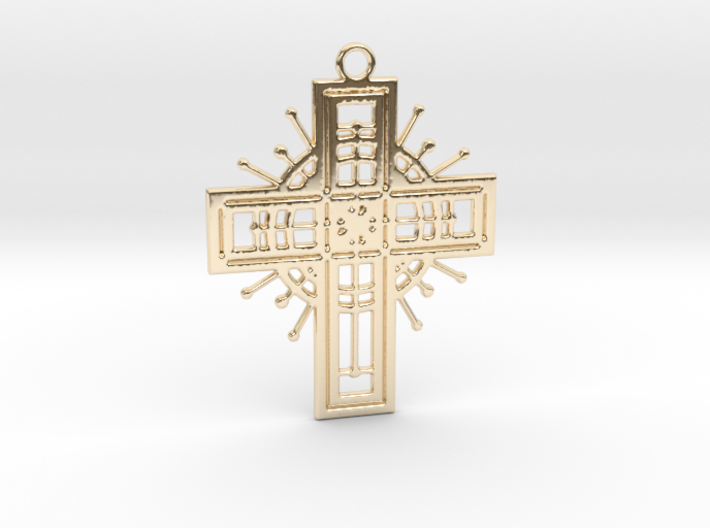 Sacred Cross Radiance 3d printed