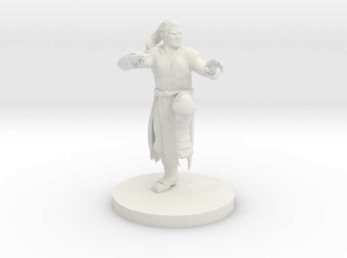 Human Male Monk 3d printed