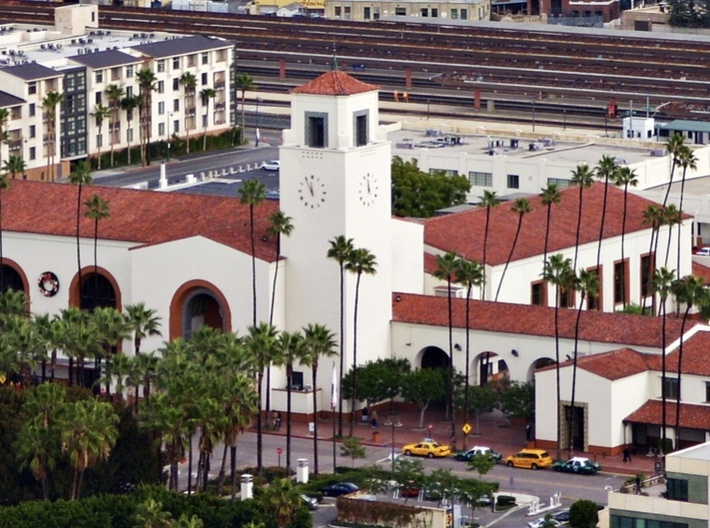 Los Angeles Union Station Part 7 N scale 3d printed 