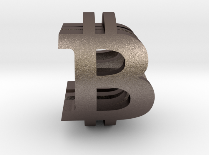 Bitcoin Peace 3d printed
