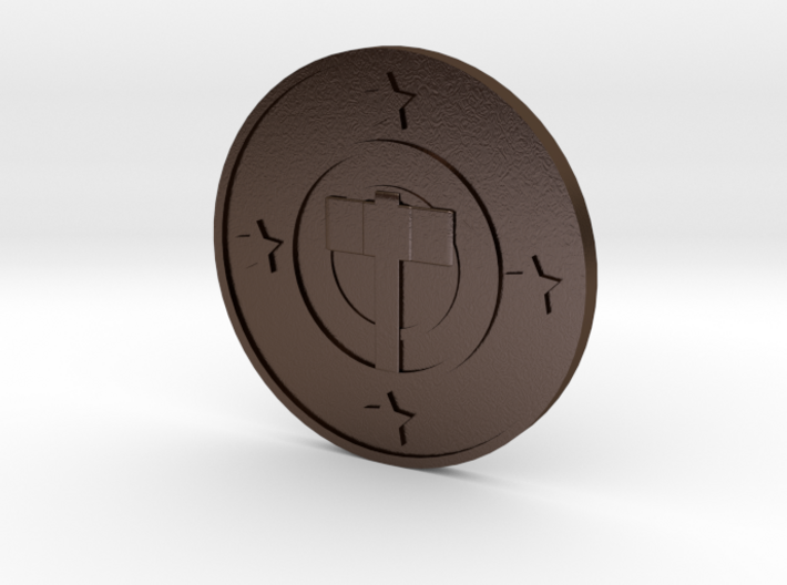 Iron Society Coin 3d printed