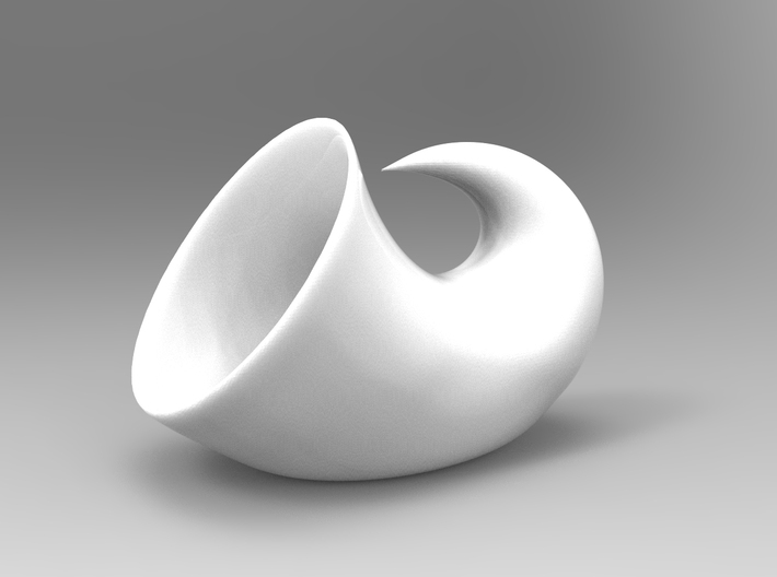 Horn Geometric Houseplant 3D Printing Planter  3d printed 