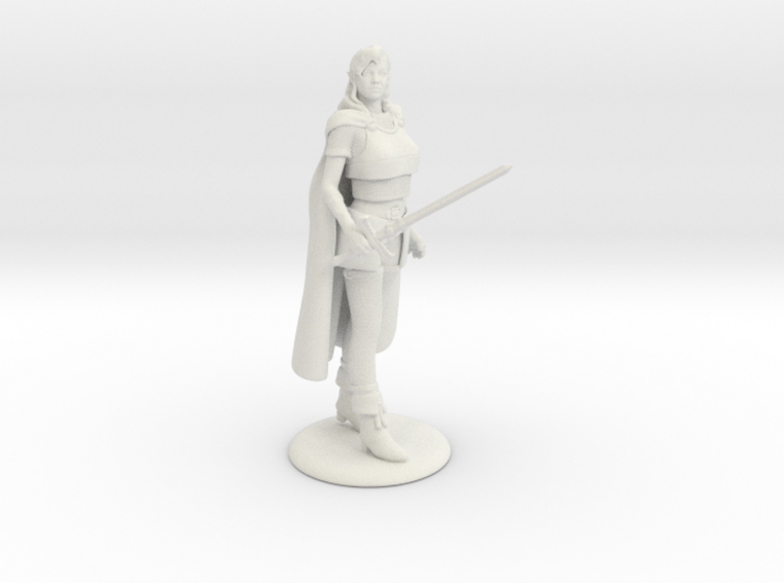 Sidhe Elven Fighter/Magic-User 3d printed