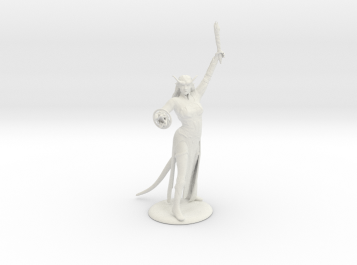 Tiefling Warlock Miniature 3d printed