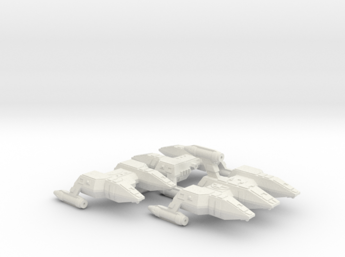 3788 Scale Lyran Refitted MP &amp; Police Corvettes, 3 3d printed