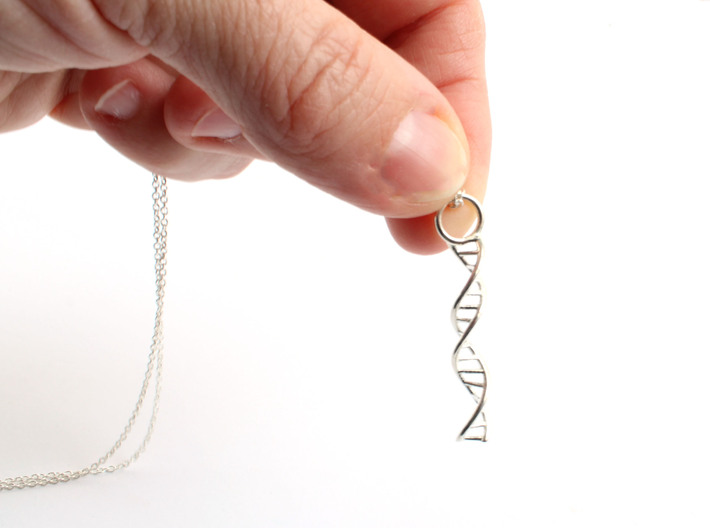 DNA Pendant - Science Jewelry 3d printed 