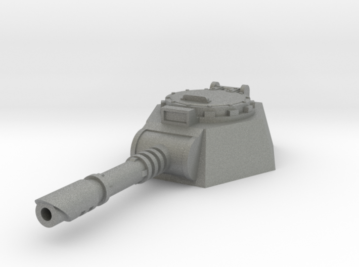 28mm laser cannon turret flat bottom 3d printed