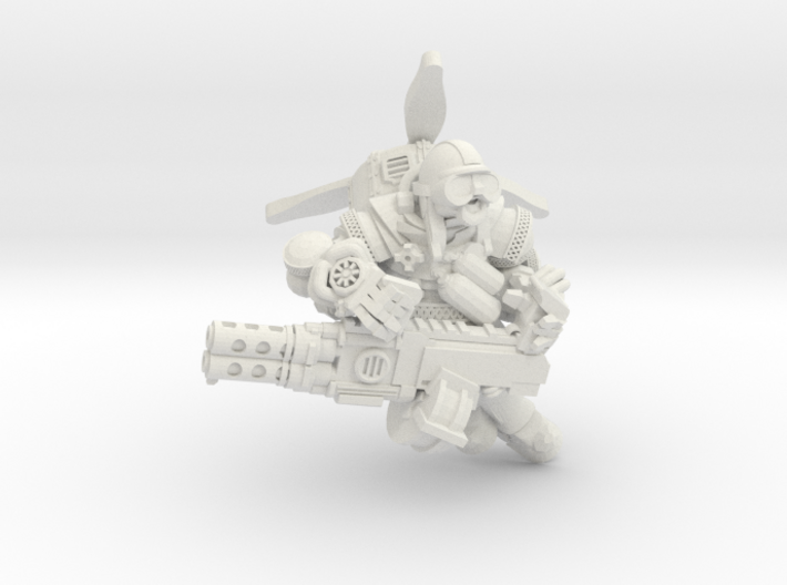 Space Dwarf Aviator 3d printed