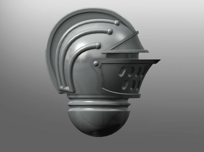 Lotherian pattern Prime Helmet 3d printed 