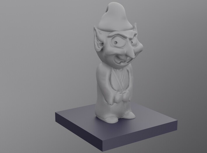 Gnome Wizard 3d printed 