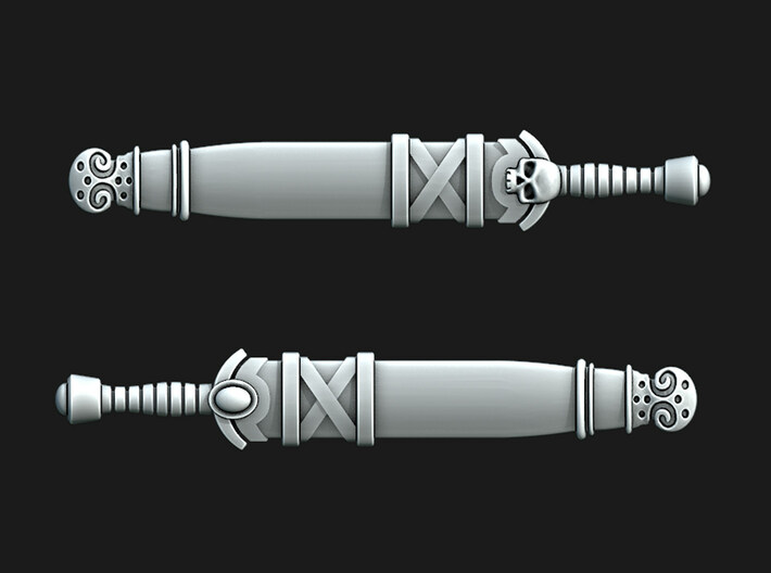 Greek Swords in Scabbard (Long Version) 3d printed