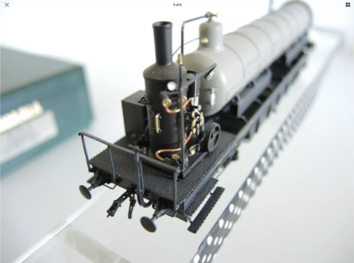 Tie Oil Saturating Wagon Donkey & Grate - N Scale 3d printed 
