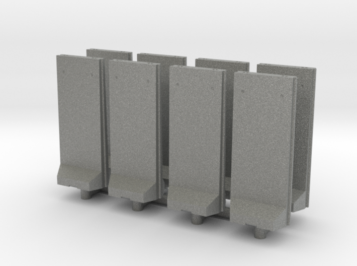 Concrete T-Wall (x8) 1/200 3d printed