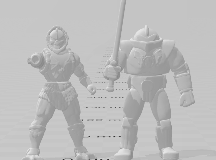 Horde Trooper miniature model fantasy game rpg dnd 3d printed 