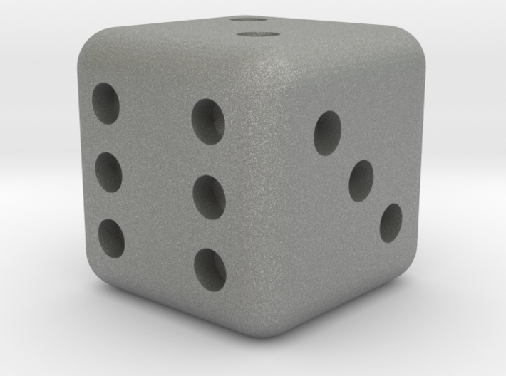 6 sided dice (d6) rounded edges 20mm 3d printed
