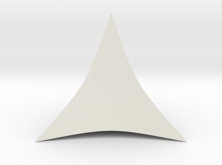 Hyperbolic Tetrahedron 3d printed