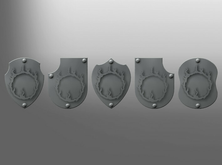Insigna shield (Lotherian Sun) 3d printed