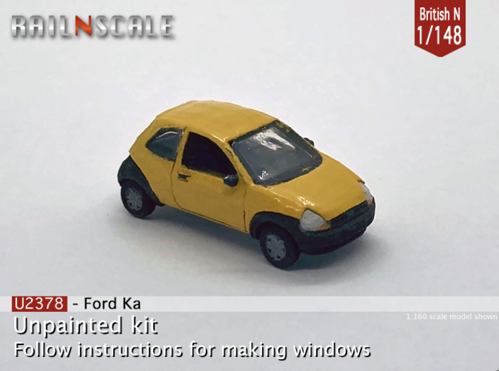 Ford Ka (British N 1:148) 3d printed