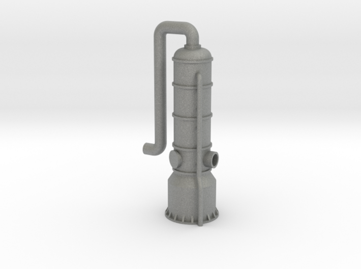 N Scale Exhaust Gas Scrubber 3d printed 