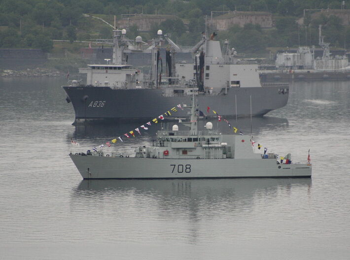 Nameplate HMCS Moncton 3d printed Kingston-class coastal defense ship HMCS Moncton.