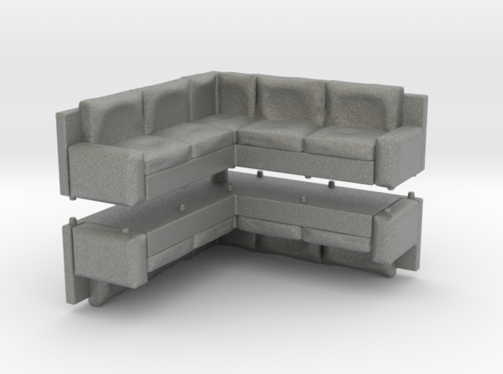 Corner Sofa (x2) 1/120 3d printed