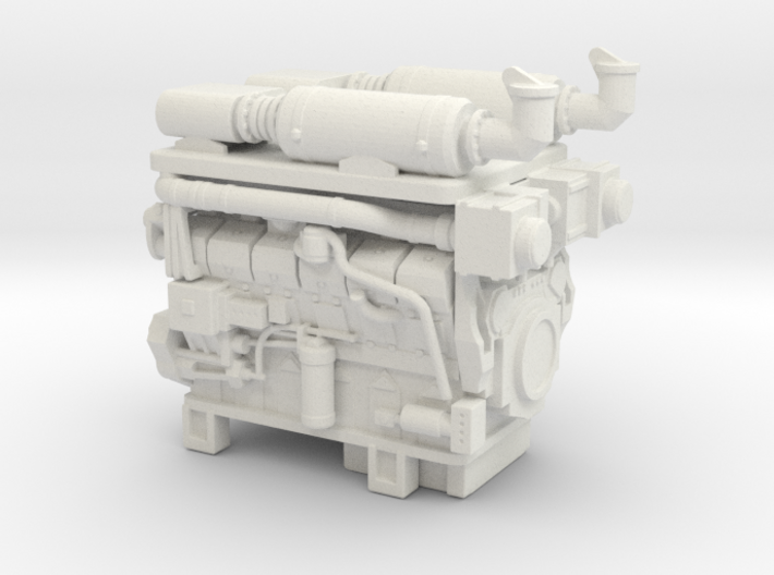 1/64th Hydraulic Fracturing TIER IV Engine 3d printed