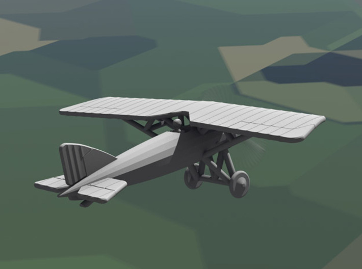 Morane-Saulnier Type AI (one-gun, various scales) 3d printed Computer render of 1:144 Morane-Saulnier AI