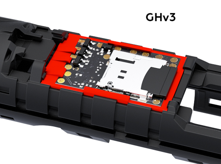 Revanted chassis GHv3 Holder 3d printed 