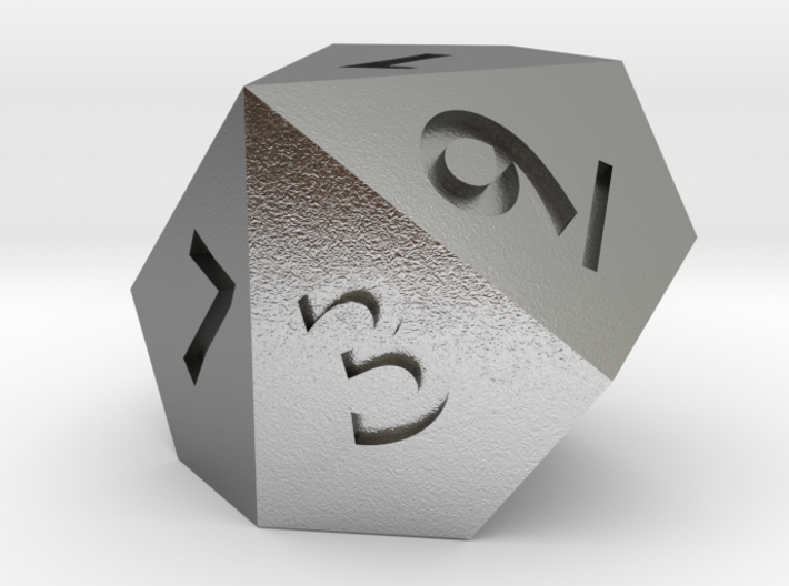 10 sided dice (d10) 30+mm dice 3d printed