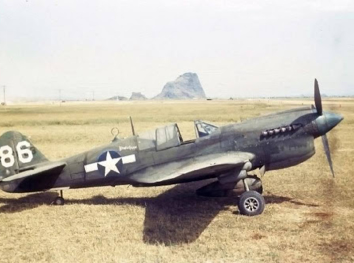 Vintage P-40 Warhawk License Plate 6 x 12 Inches