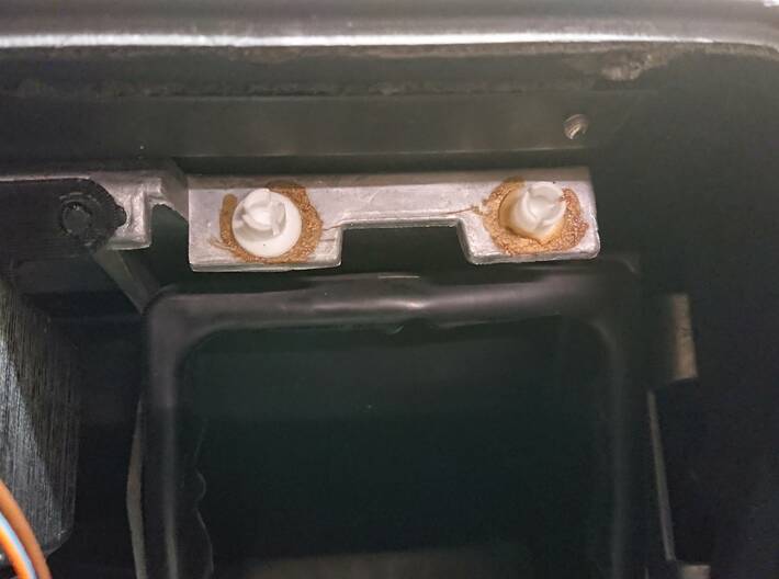 Lancia Delta dashboard clamps speedo frame SET4 3d printed 