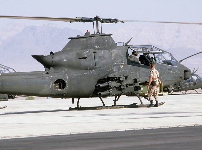 Nameplate AH-1S Cobra 3d printed Photo:  SSG Mike Haggerty, US Army.