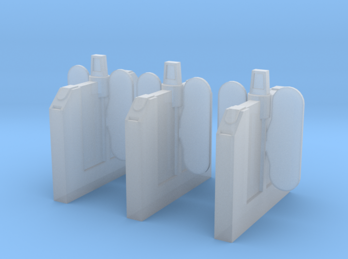 A-04E Ticket Barriers Extensions 3d printed