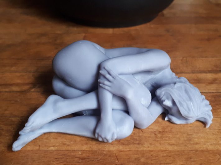Delicate Eve lying nude - Scale 1/10 3d printed 