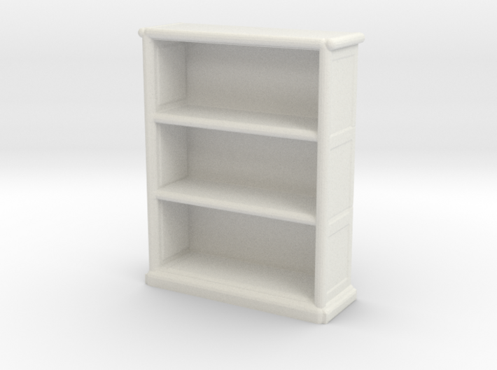 Wooden Bookcase 1/48 3d printed