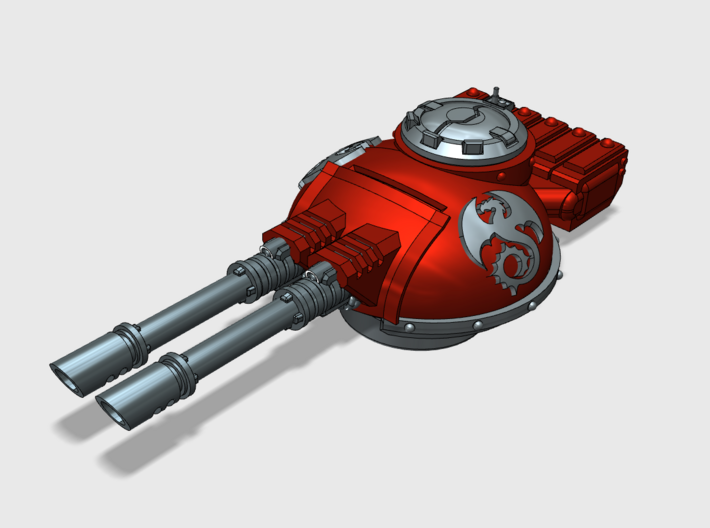 Void Drakes : Phobos Twin Laser Turret (Conv.) 3d printed