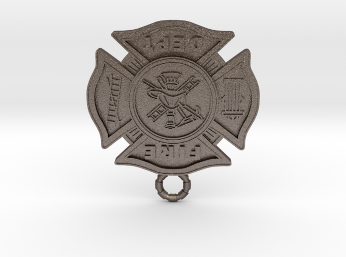 Firefighter Necklace 3d printed