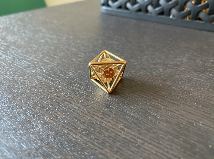 8-Sided Vector Die 3d printed 