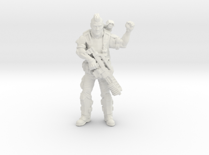 Private Guillermo Quintaro 34mm 3d printed