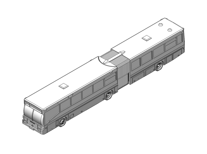 MB o405g articulated bus 3d printed 
