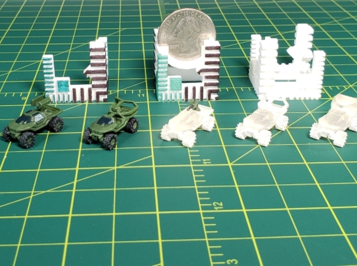 All-Terrain Vehicle with Roll Over Protection (ROP 3d printed 