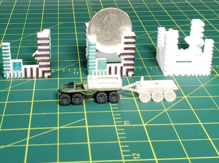 All-Terrain Vehicle with open cargo bed 3d printed 