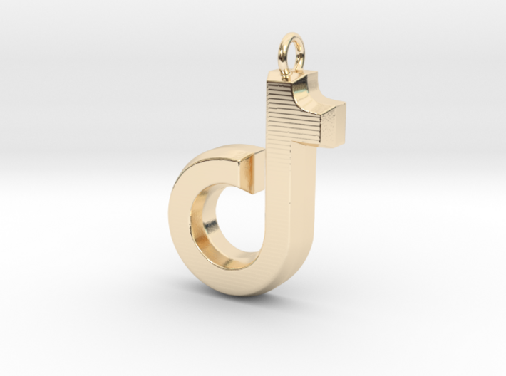 TikTok Pendant or Charm 3d printed