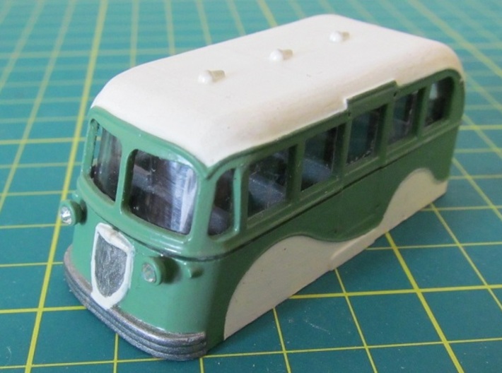 0-16.5 Gauge Waddington Railbus 3d printed