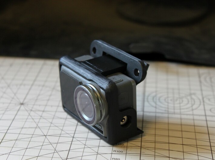 Osmo Action Mount Dg02 for NVG V29 3d printed Put Osmo in from behind