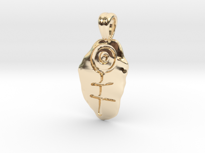 Primitive symbol [pendant] 3d printed