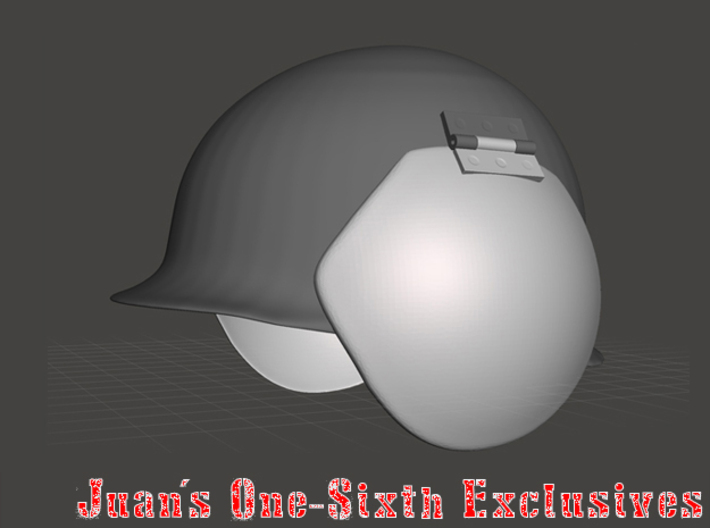M3 Flak Helmet ear cups (2 OF 2) 3d printed