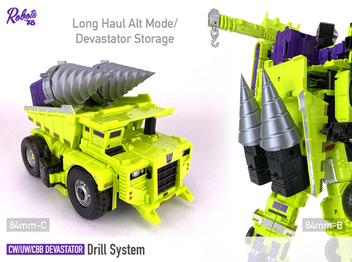 Long Haul CBB x2 [Devastator Drill System] 3d printed 