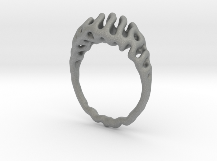 Ring Reaction Diffusion (Size 52, 16.6mm) 3d printed