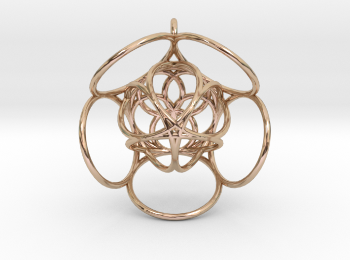 pentagram pendant3 3d printed